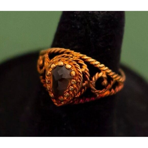 Vintage Boho Copper Tone Ring by Avon Size 6, K22 - Picture 1 of 3